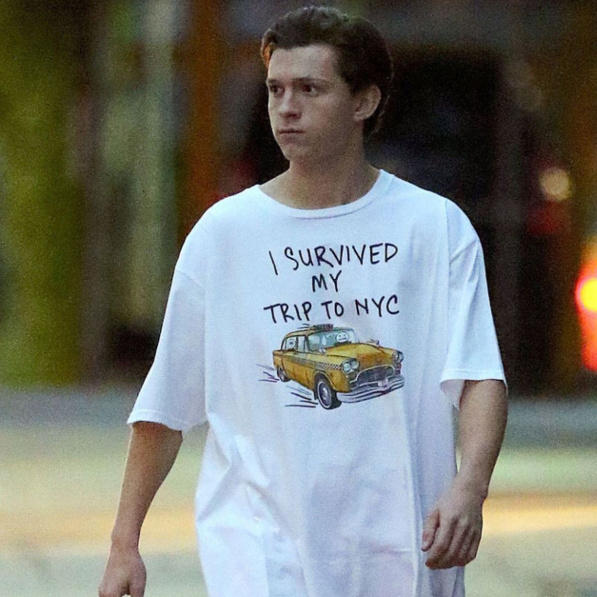 Tom Holland Peter Parker Survived My Trip To Nyc Shirt Tom Holland Peter Parker Survived My Trip To Nyc Shirt
