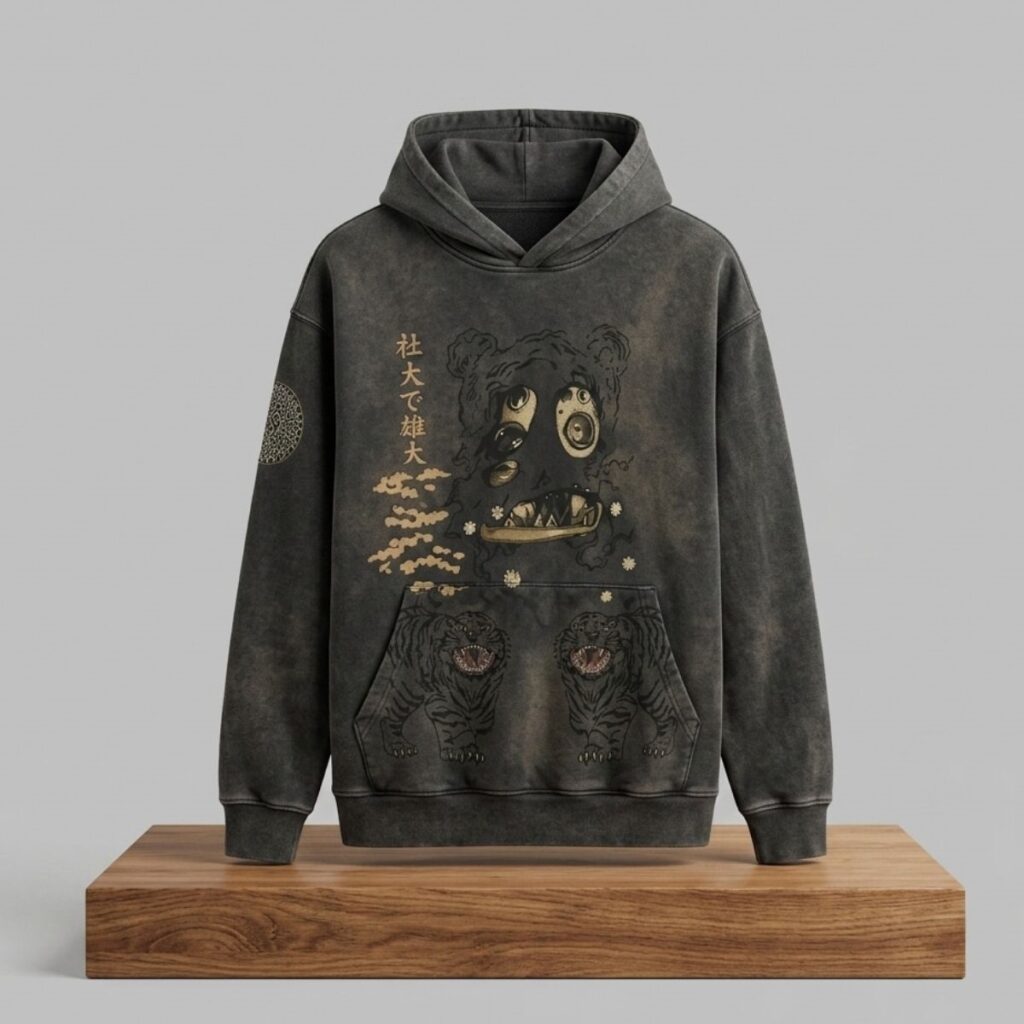 Travis Scott Cactus Jack X Takashi Murakami Hollow Hoodie - Zerelam