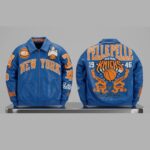 Trey Jemison 2026 Finals New York Knicks Leather Jacket