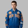 Trey Jemison 2026 Finals New York Knicks Leather Jacket 4 Trey Jemison 2026 Finals New York Knicks Leather Jacket 3