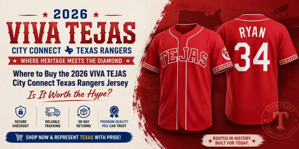 Where to Buy the 2026 VIVA TEJAS City Connect Texas Rangers Jersey - Is It Worth the Hype? 1 Where to Buy the 2026 VIVA TEJAS City Connect Texas Rangers Jersey Is It Worth the Hype