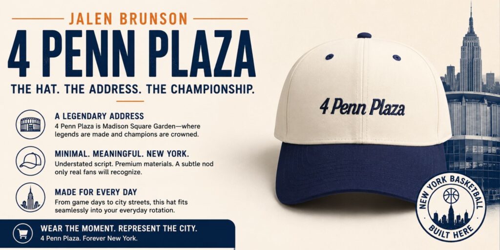 Why Is the Jalen Brunson 4 Penn Plaza Hat Taking Over New York And What Makes It So Special