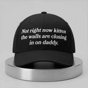 Not Right Now Kitten The Walls Are Closing In On Daddy Hat 2