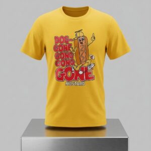 2026 Cleveland Guardians Dog Gone Going Going Gone Mustard Shirt 2