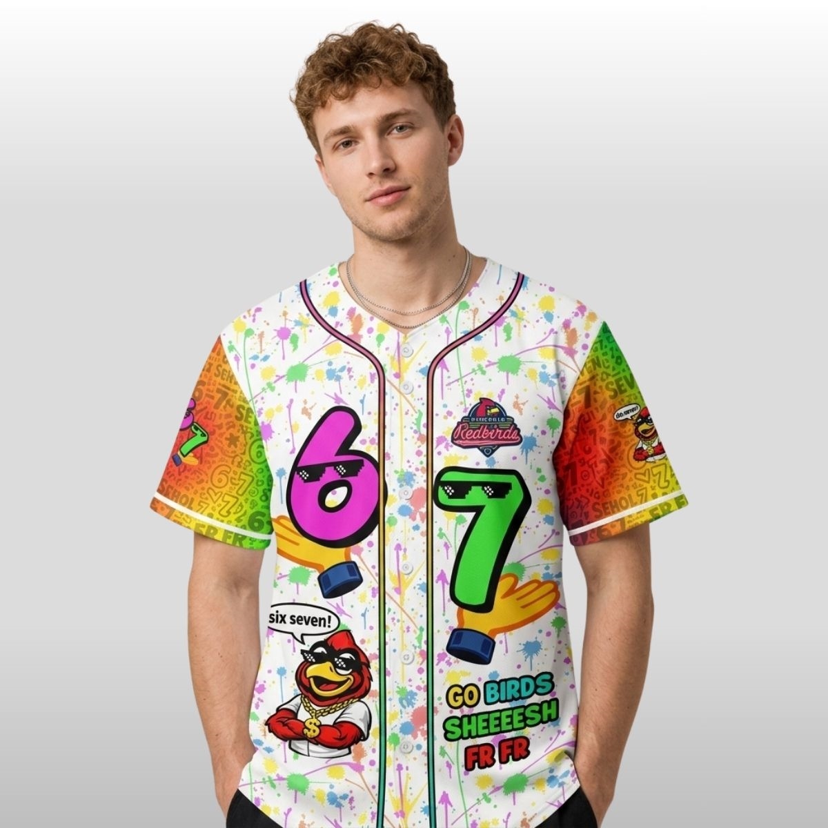 2026 Memphis Redbirds Rizz Master Six Seven Jersey 2026 Memphis Redbirds Rizz Master Six Seven Jersey