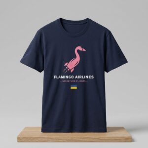 Flamingo Airlines No Return Flights Shirt 2