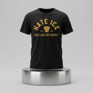 Hate Ice But Love Gay Hockey Shirt 2