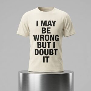 I May Be Wrong But I Doubt It Shirt 2