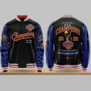 2026 NY Knicks World Champions Jacket 2