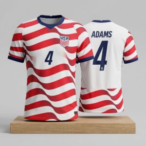 2026 USMTNT Tyler Adams Soccer Jersey 2