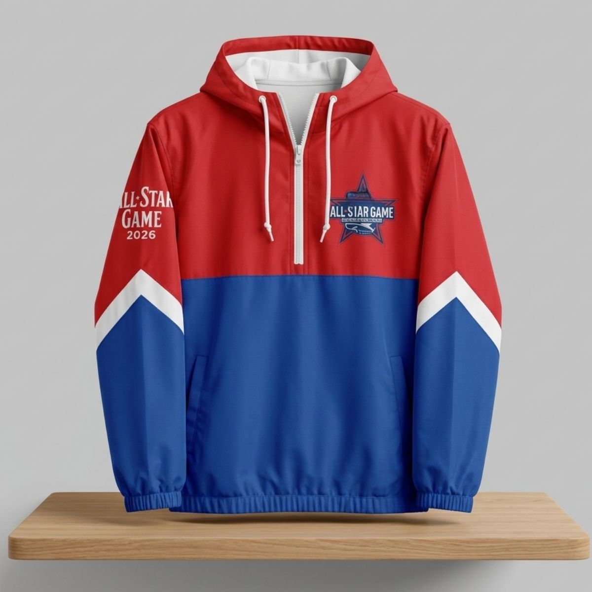 2026 All Star Game Windbreaker Jacket 1 2026 All Star Game Windbreaker Jacket 2