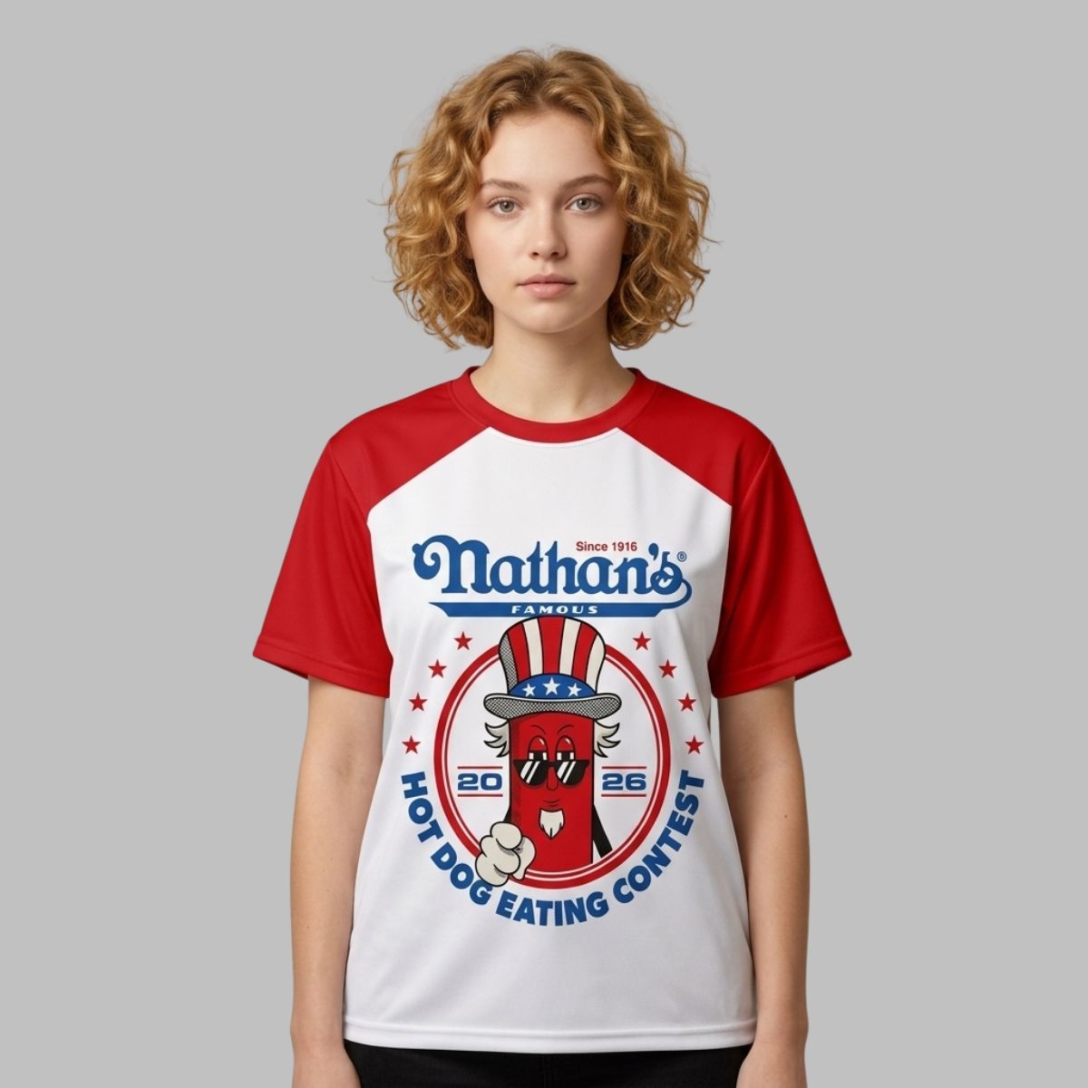 2026 Joey Chestnut Nathans Famous Hot Dog Contest Jersey 2026 Joey Chestnut Nathans Famous Hot Dog Contest Jersey