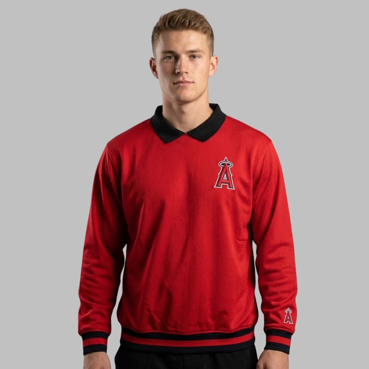 2026 LA Angels Throwback Collared Crewneck Giveaway 2026 LA Angels Throwback Collared Crewneck Giveaway