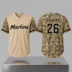 2026 Marlins Military Appreciation Night Jersey Giveaway