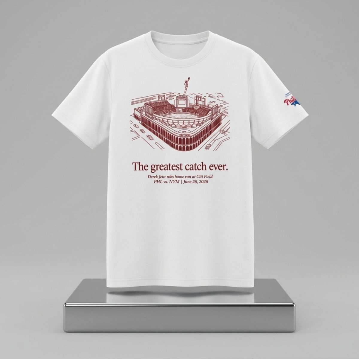 2026 Phillies Derek Hill The Greatest Catch Ever Shirt 1 2026 Phillies Derek Hill The Greatest Catch Ever Shirt 2