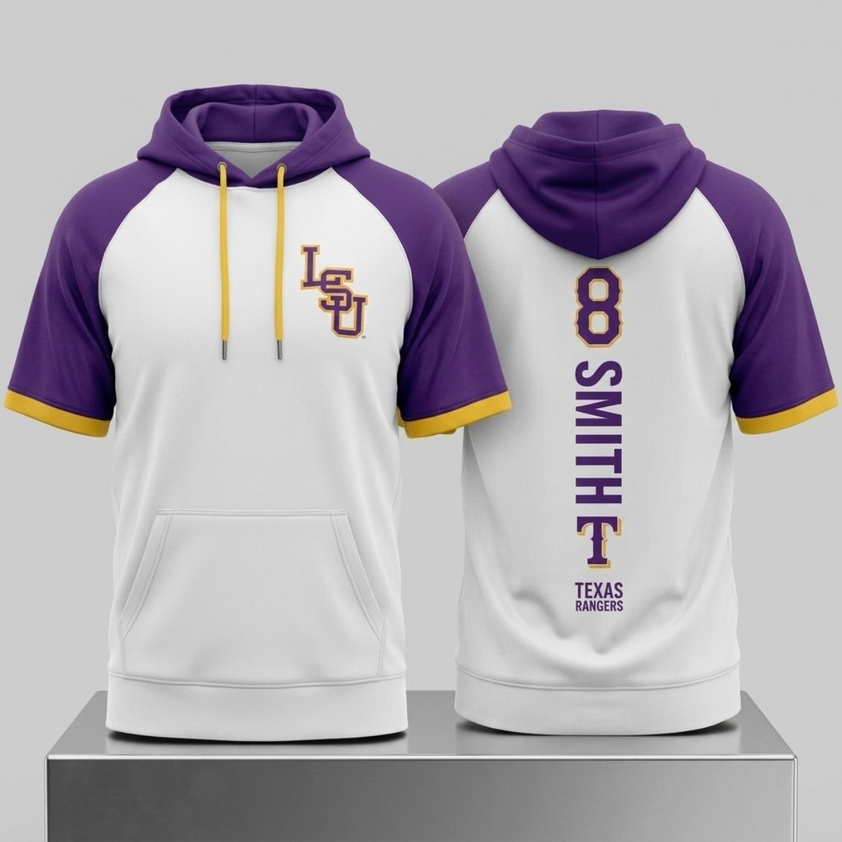 2026 Rangers LSU Sleeveless Hoodie Giveaway 1 2026 Rangers LSU Sleeveless Hoodie Giveaway 2