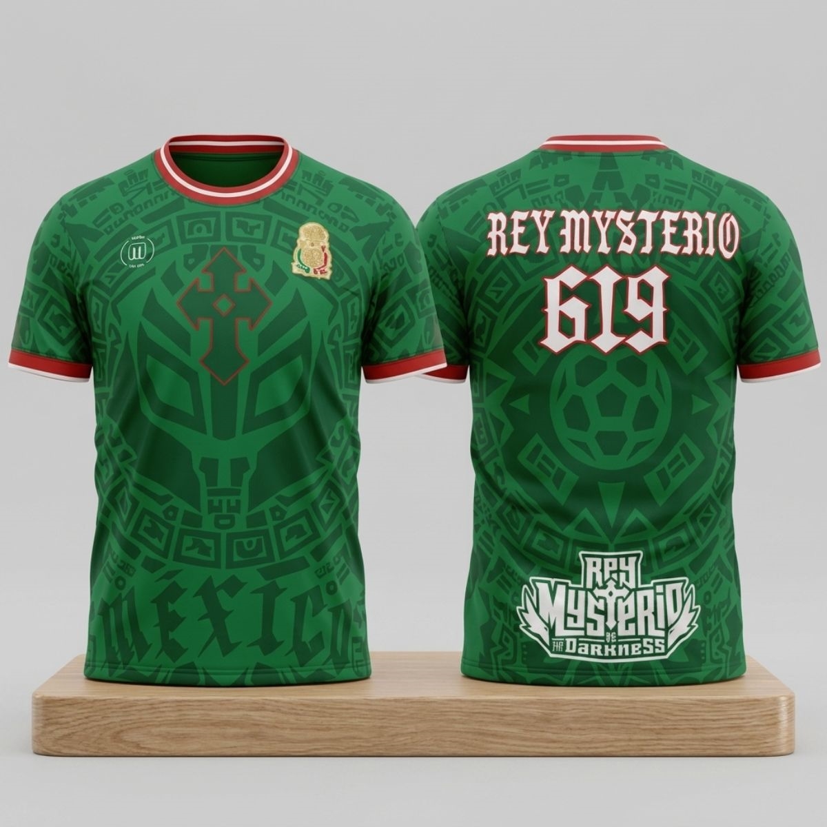 2026 Rey Mysterio 619 Mexico Football Jersey 1 2026 Rey Mysterio 619 Mexico Football Jersey 2
