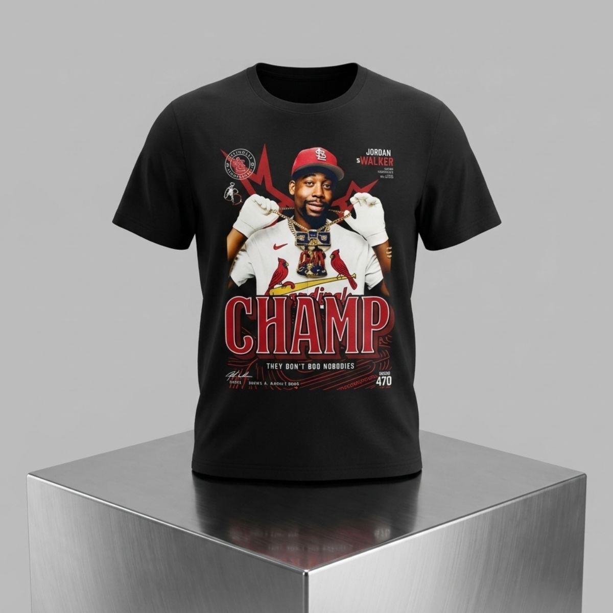 St Louis Cardinals Jordan Walker's Home Run Derby Championship 2026 Shirt 1 2026 St Louis Cardinals Jordan Walkers Home Run Derby Championship Shirt 2