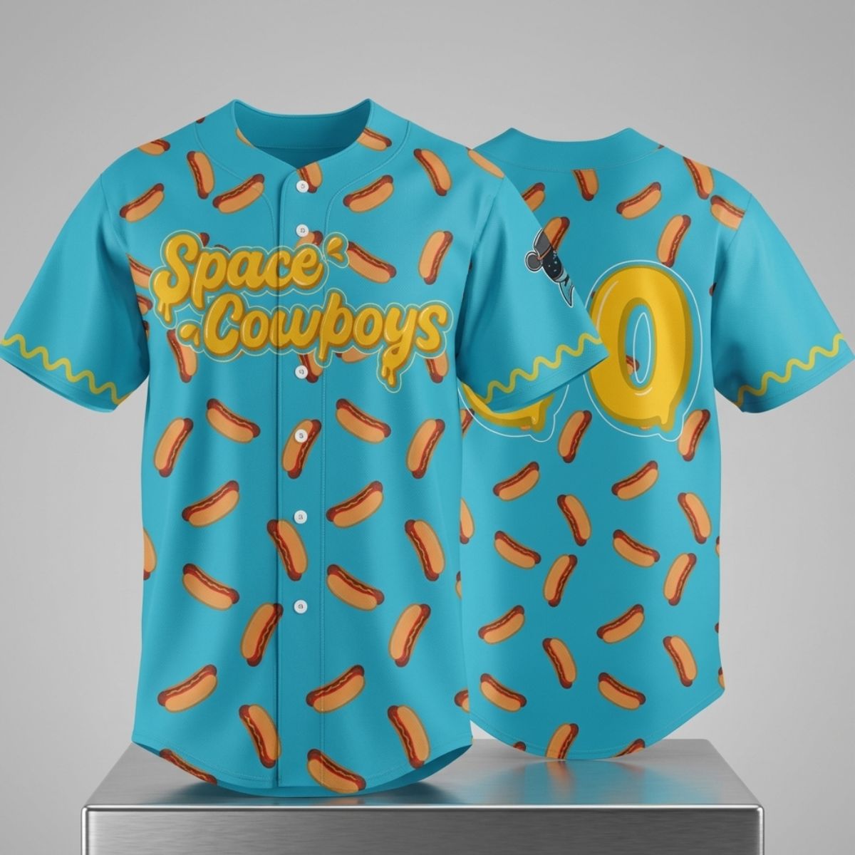 2026 Sugar Land Space Cowboys Hot Dog Jersey 1 2026 Sugar Land Space Cowboys Hot Dog Jersey 2