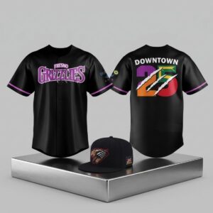 Fresno Grizzlies 25th Anniversary Downtown 2026 Baseball Jersey 2