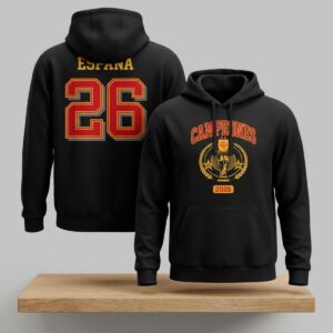 Spain National Team 2026 FIFA World Cup Champions Trophy Hoodie 2