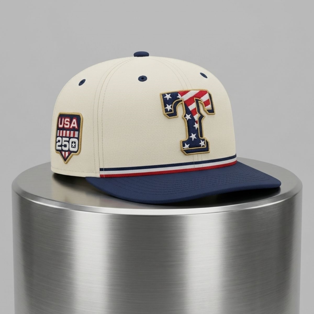 2026 Texas Rangers USA 250 4th of July Hat 1 Texas Rangers USA 250 4th of July Hat 2