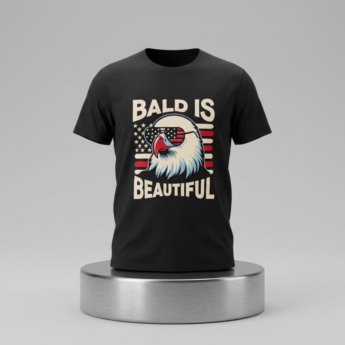 Bald Is Beautiful USA Shirt 1 Bald Is Beautiful USA Shirt 2