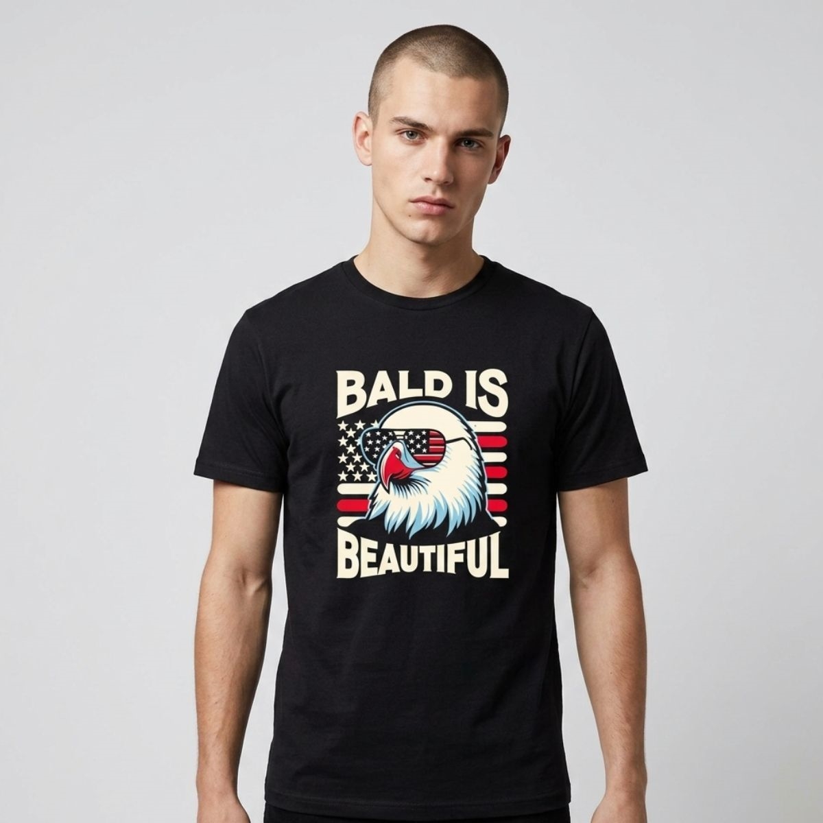 Bald Is Beautiful USA Shirt Bald Is Beautiful USA Shirt