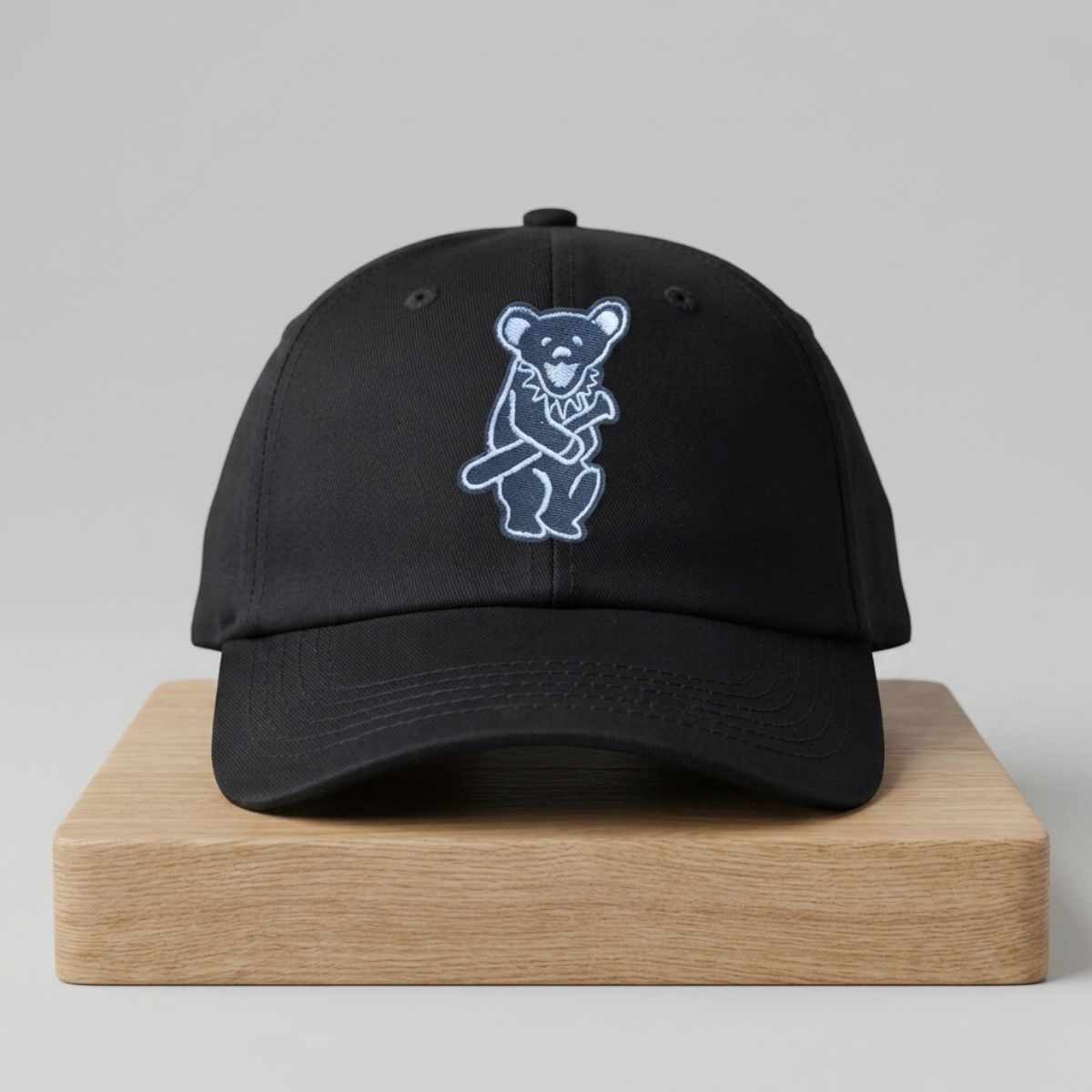 Big Cat with Bear Cubbie Baseball Hat 2 Big Cat with Bear Cubbie Baseball Hat