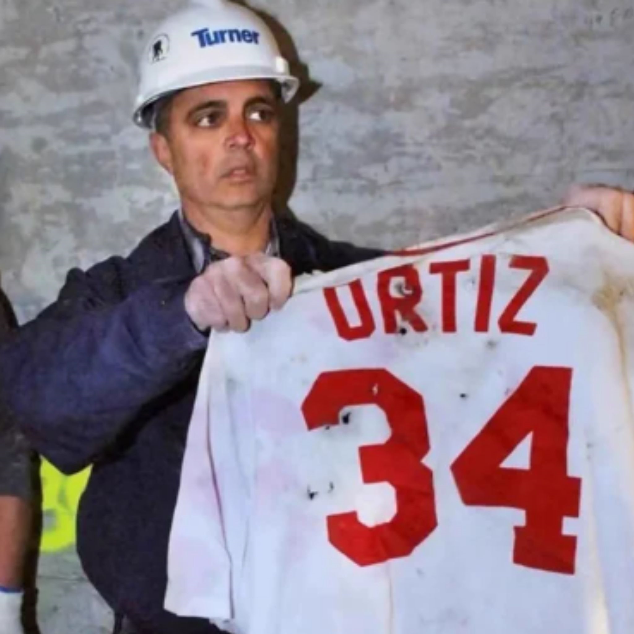 Boston Red Sox David Ortiz Yankee Stadium Buried Jersey Boston Red Sox David Ortiz Yankee Stadium Buried Jersey