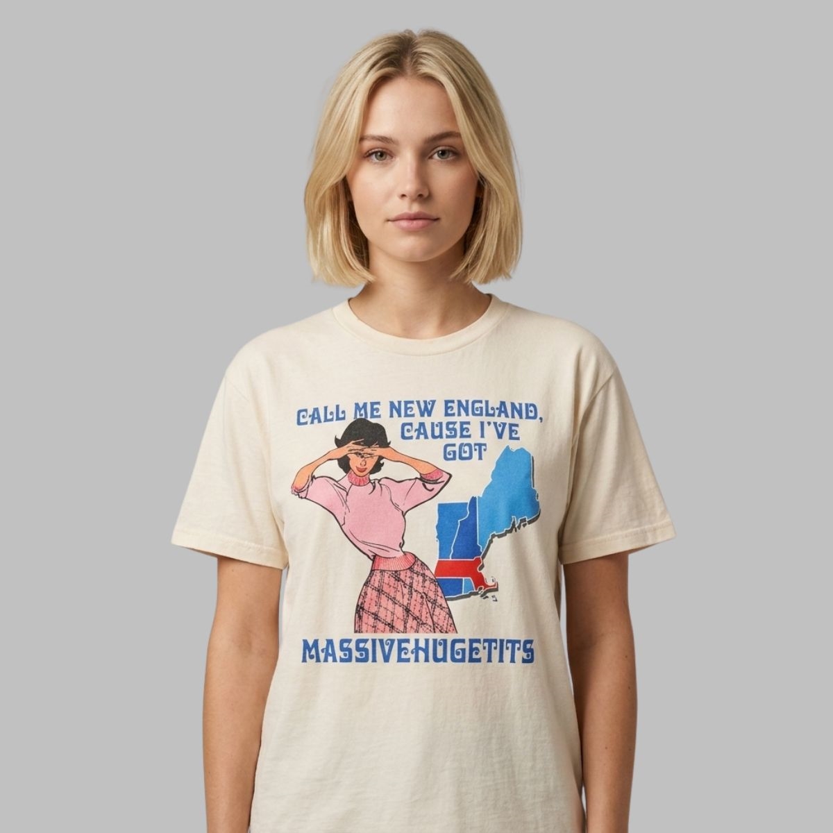 Call Me New England Cause I Got MassiveHugeTits Shirt Call Me New England Cause I Got MassiveHugeTits Shirt
