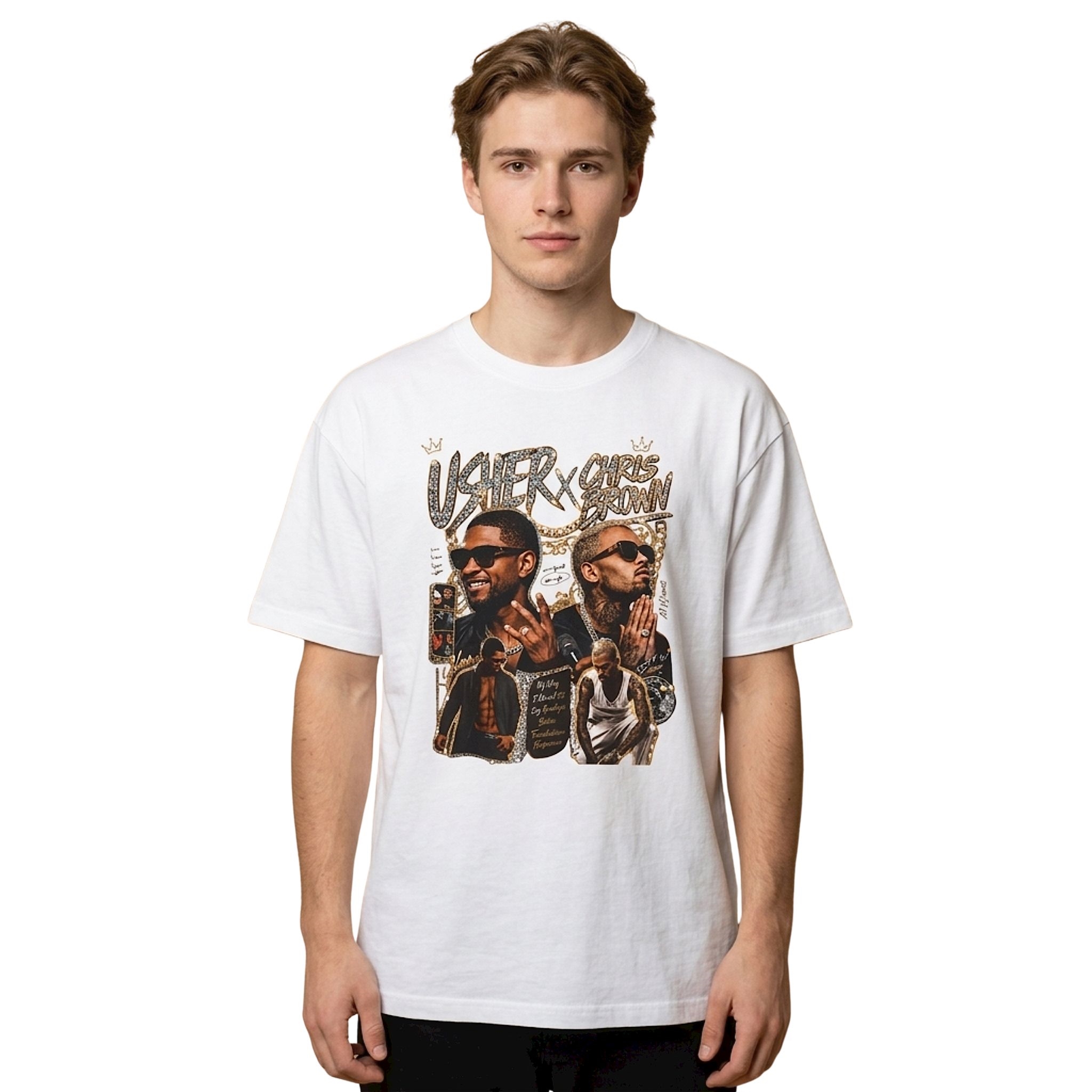 Chris Brown And Usher R&B Tour Shirt Chris Brown And Usher R&B Tour Shirt