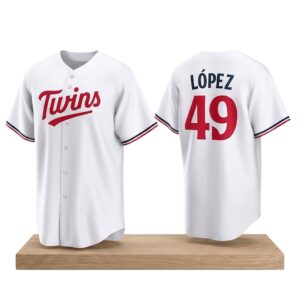 Twins Pablo Lopez 2026 Baseball Jersey 2