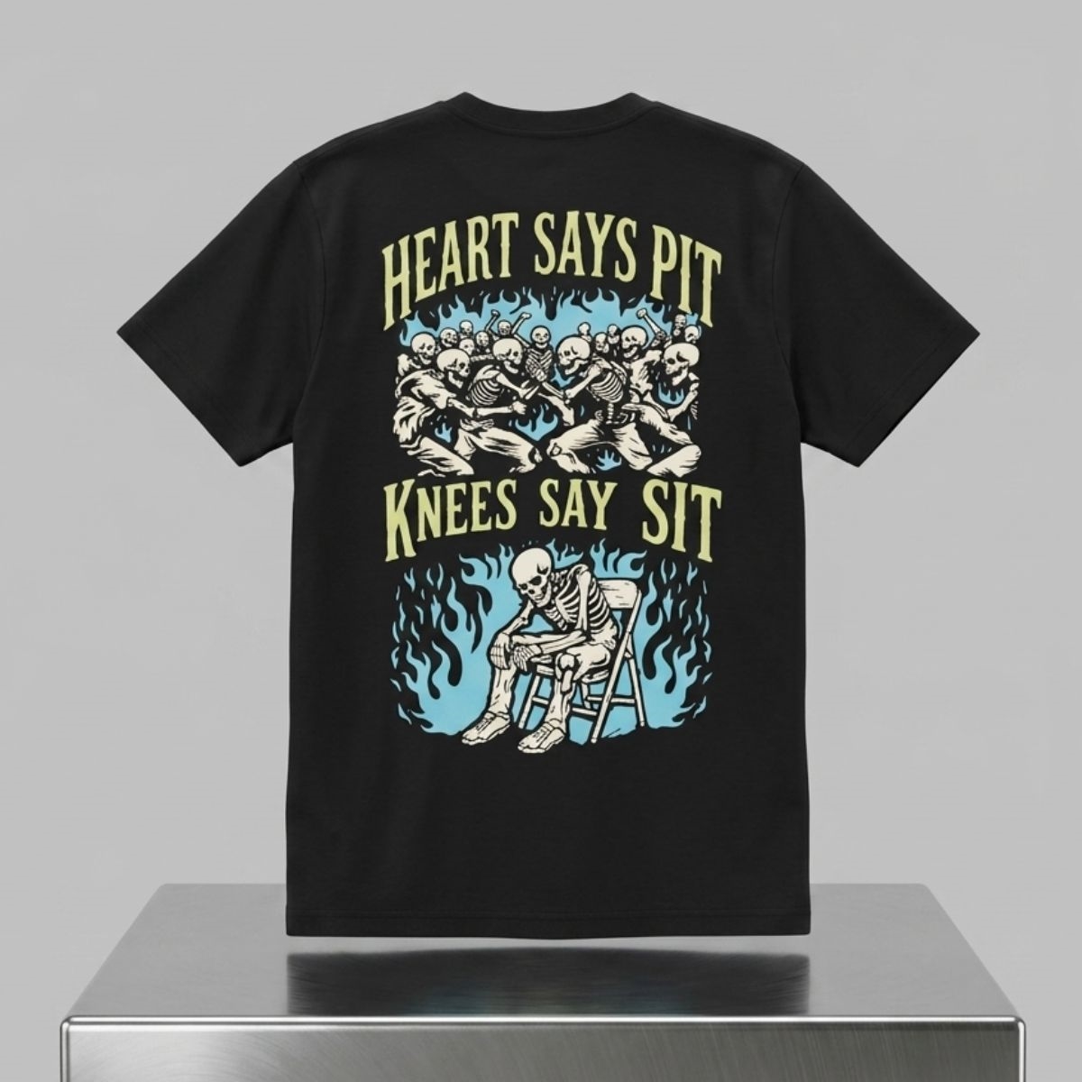 Heart Says Pit Knees Say Sit Shirt 1 Heart Says Pit Knees Say Sit Shirt 2