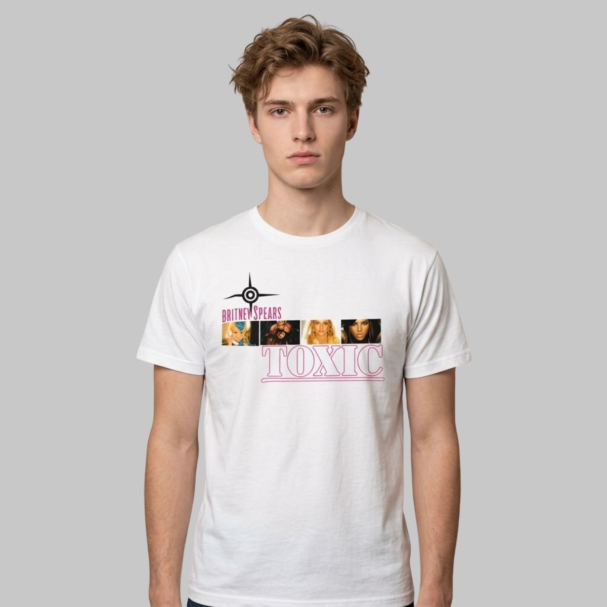 Hilary Duff Wear Britney Spears Toxic Shirt Hilary Duff Wear Britney Spears Toxic Shirt