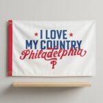 I Love My Country Philadephia Flag