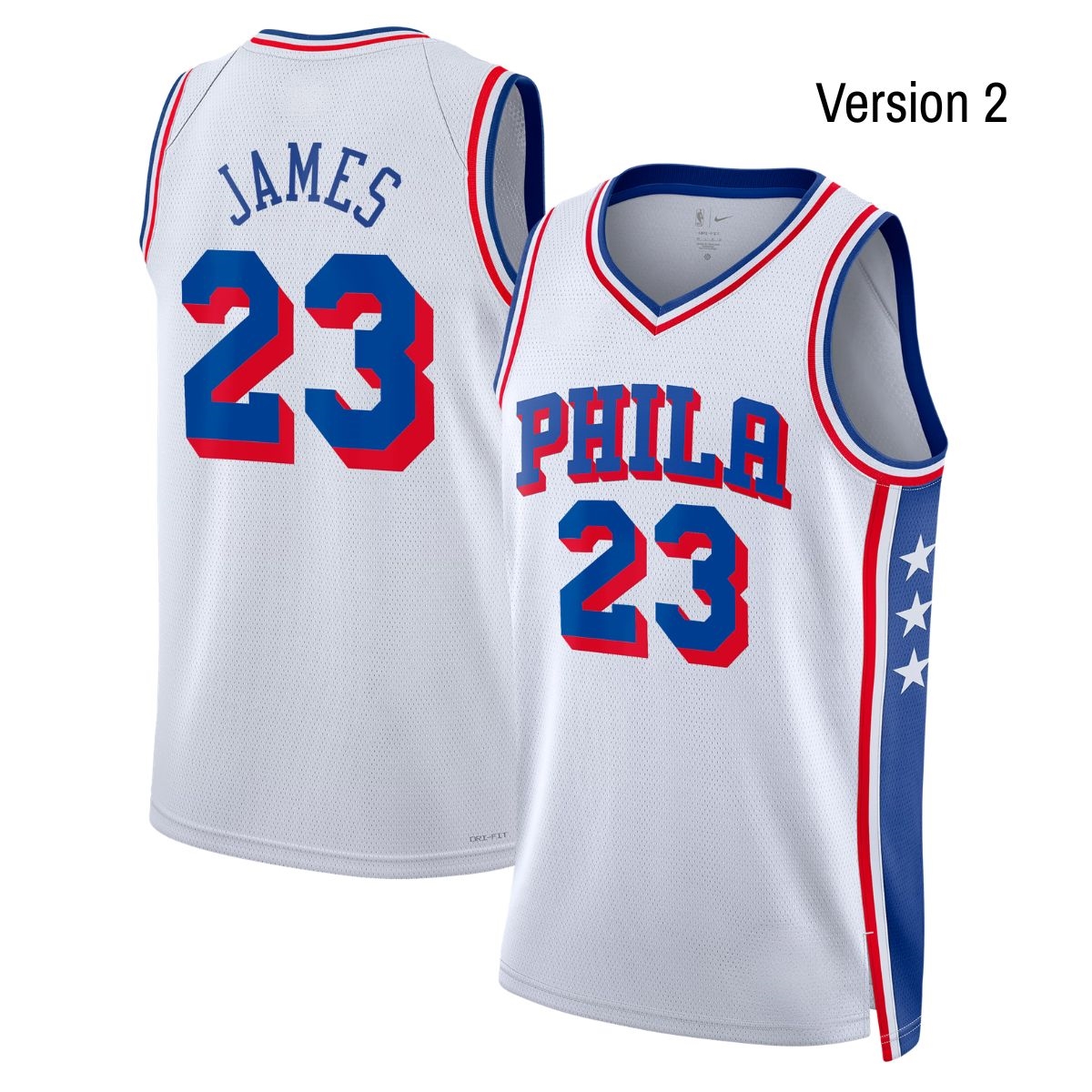 LeBron James Philadelphia 76ers Basketball Jersey 2 LeBron James Philadelphia 76ers Basketball Jersey 4