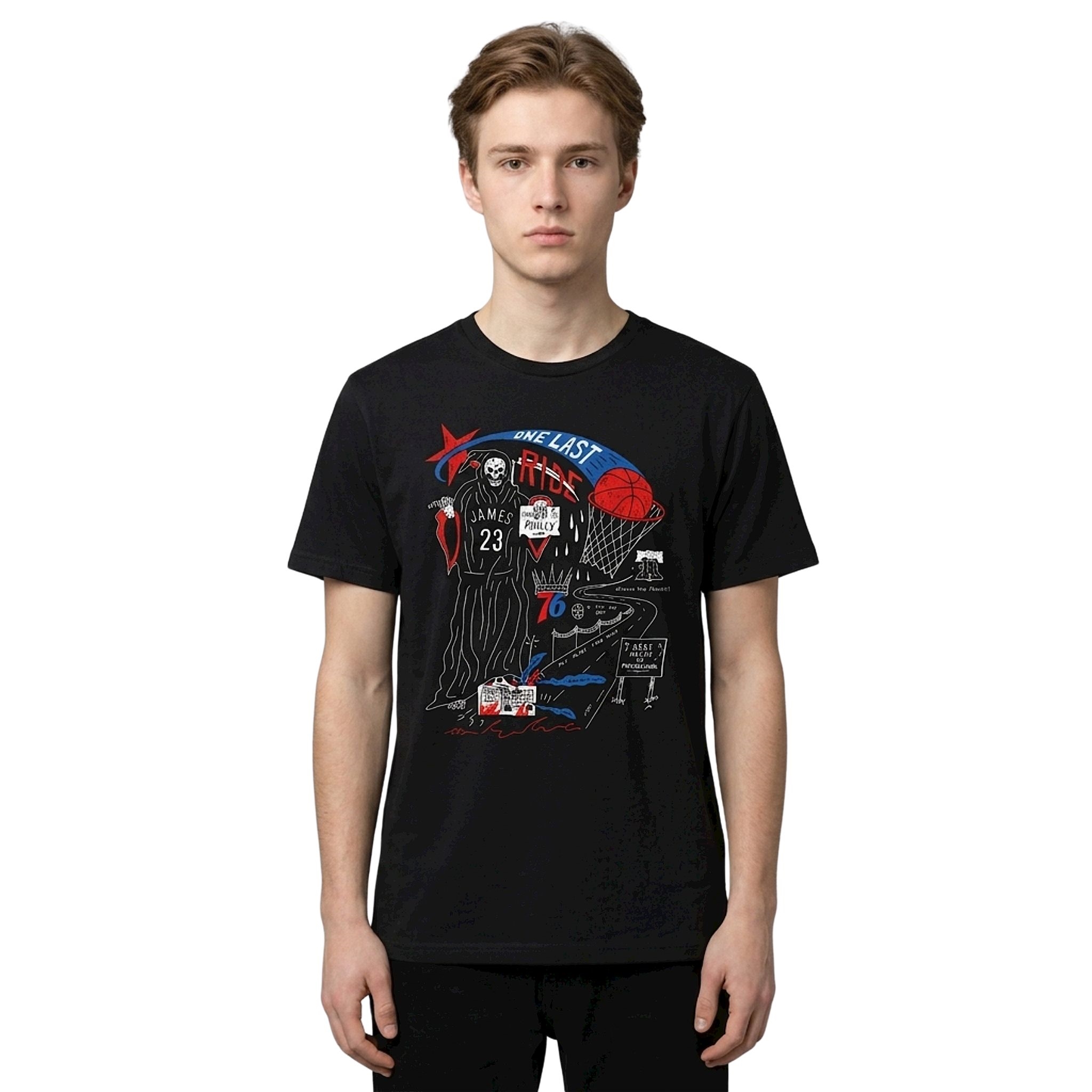 LeBron James Philadelphia 76ers One Last Ride Shirt 2 LeBron James Philadelphia 76ers One Last Ride Shirt 2