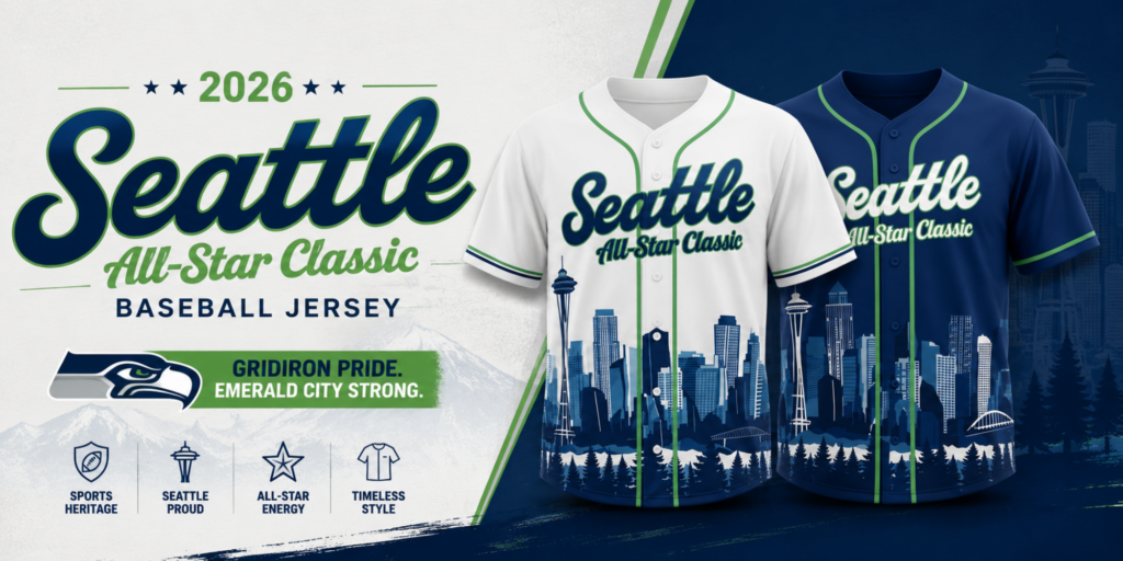 Looking for the Ultimate Seattle Sports Souvenir A Deep Dive into the 2026 Gridiron All Star Classic Baseball Jersey