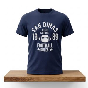 Brandon Walker San Dimas High School 1989 Football Rules Shirt 2