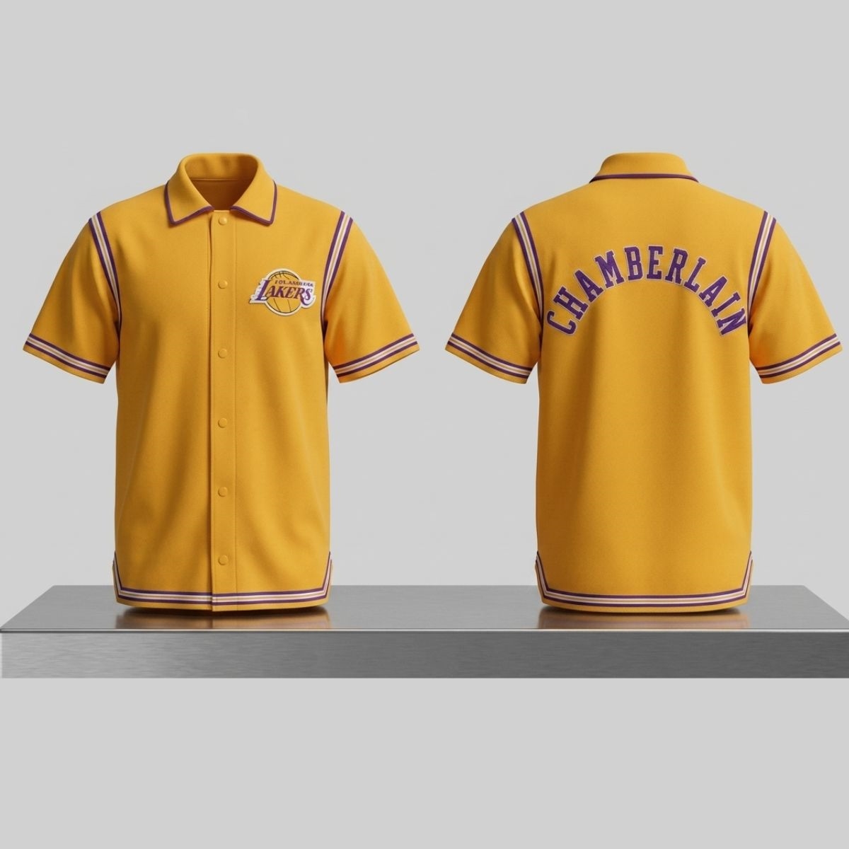 Quinn Brown Lakers Wilt Chamberlain Shirt 1 Quinn Brown Lakers Wilt Chamberlain Shirt 2