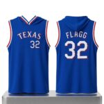 Rangers Mavericks Cooper Flagg 2026 Hooded Basketball Jersey Giveaway