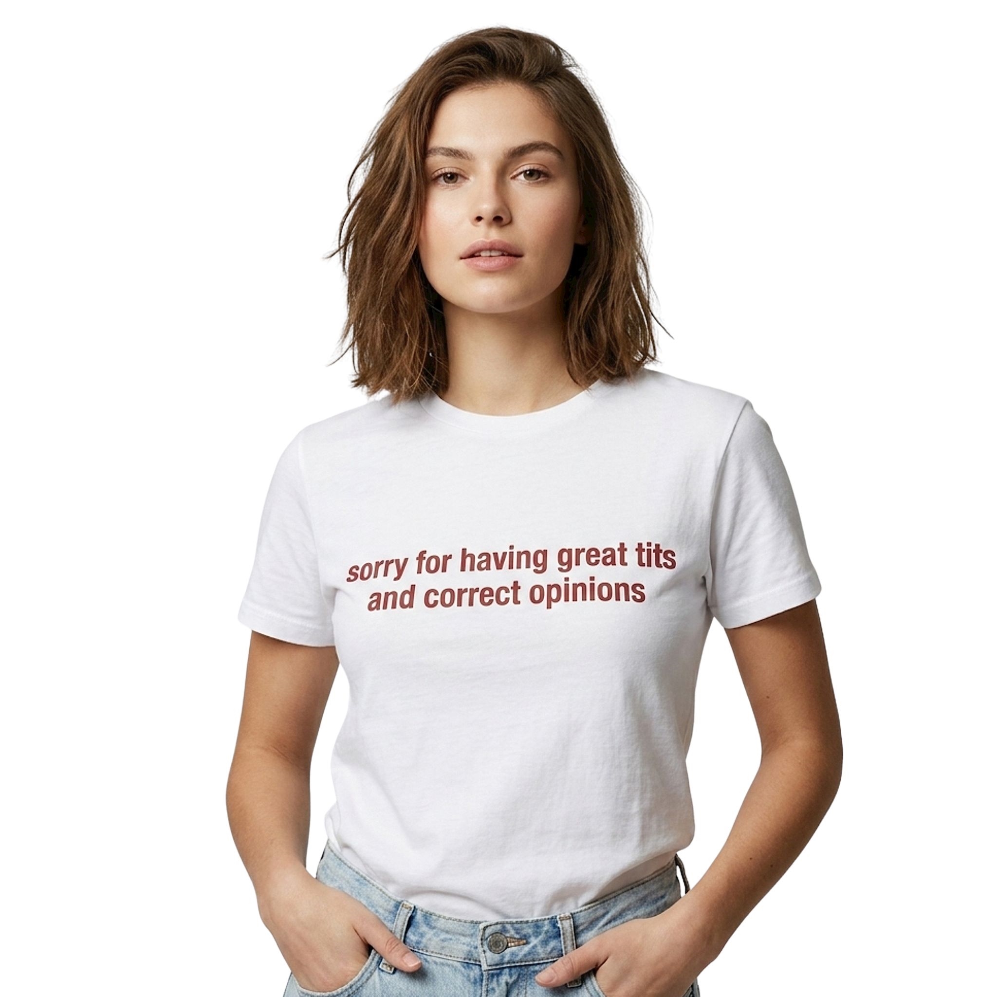 Sorry For Having Great Tits And Correct Opinions Shirt 2 Sorry For Having Great Tits And Correct Opinions Shirt 3