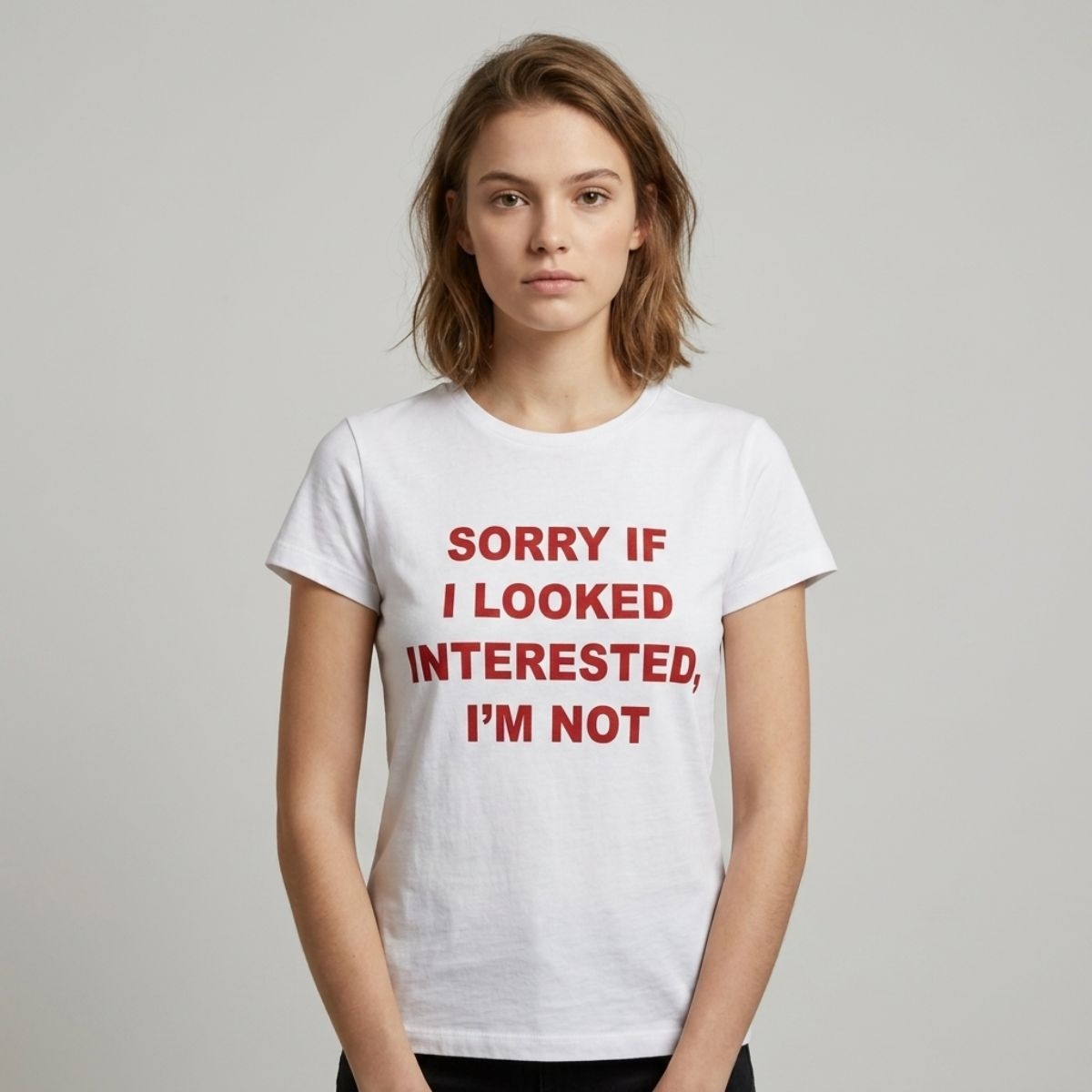 Sorry If I Looked Interested Im Not Shirt Sorry If I Looked Interested Im Not Shirt