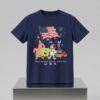 Spongebob God Bless Bikini Bottom USA Shirt 2