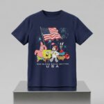 Spongebob God Bless Bikini Bottom USA Shirt