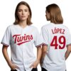 Twins Pablo Lopez 2026 Baseball Jersey 3 Twins Pablo Lopez 2026 Baseball Jersey