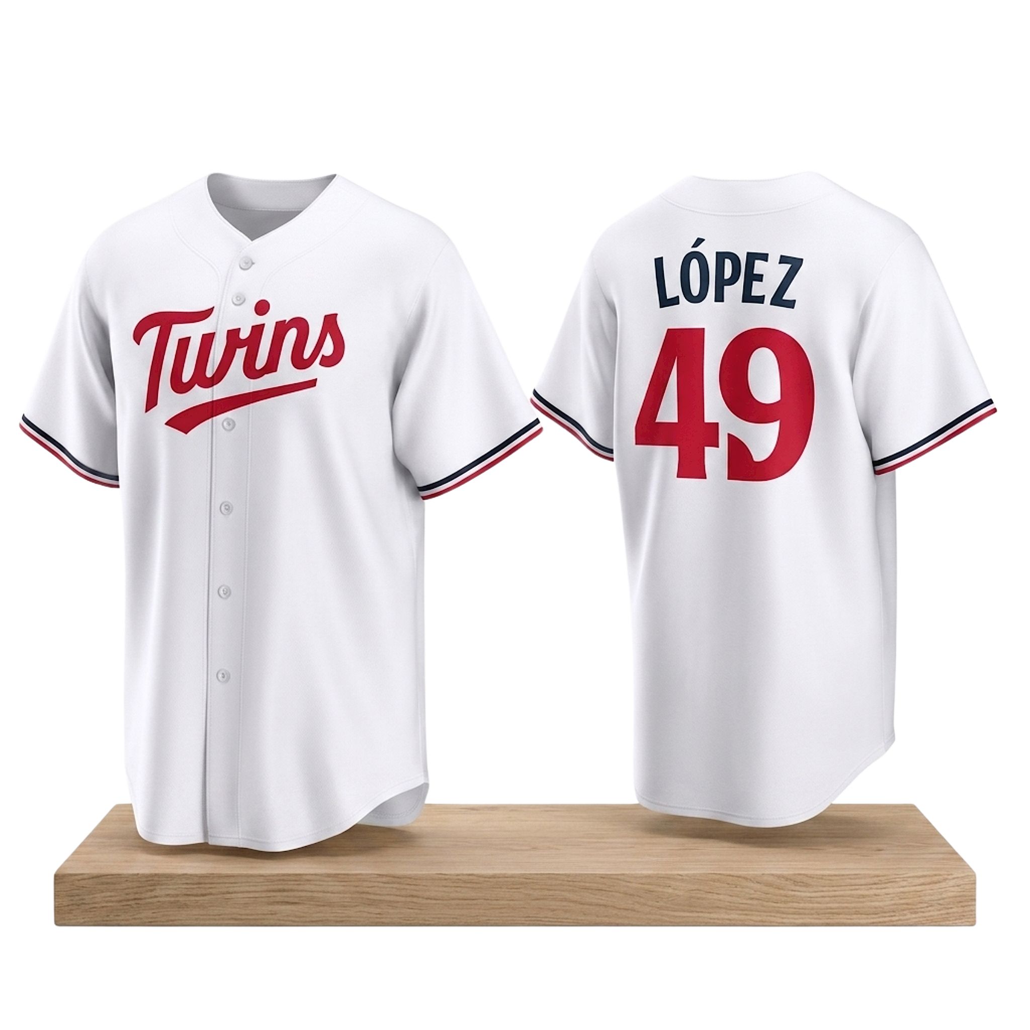Twins Pablo Lopez 2026 Baseball Jersey 1 Twins Pablo Lopez 2026 Baseball Jersey 2