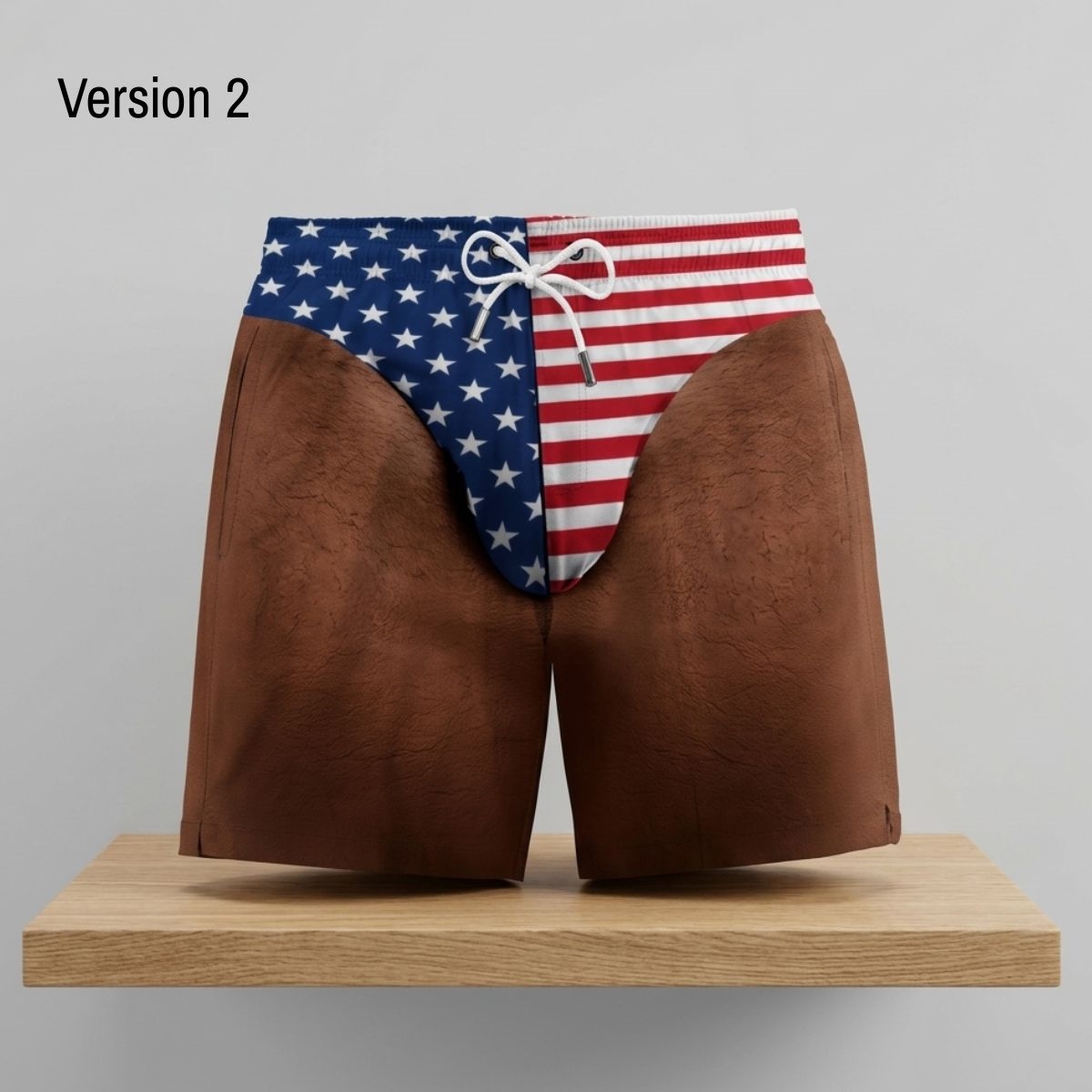 USA Patriotic Men Swim Trunks Hawaiian Shorts 2 USA Patriotic Men Swim Trunks Hawaiian Shorts