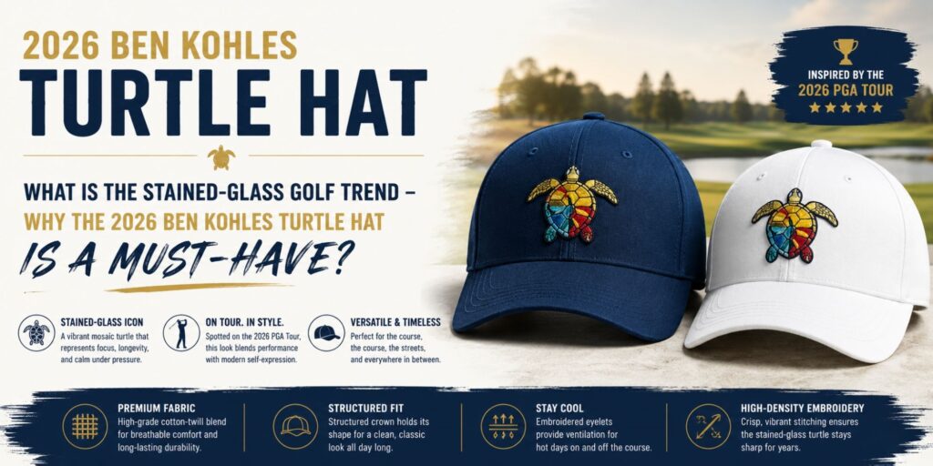What Is the Stained-Glass Golf Trend - Why the 2026 Ben Kohles Turtle Hat Is a Must-Have? 1 What Is the Stained Glass Golf Trend Why the 2026 Ben Kohles Turtle Hat Is a Must Have